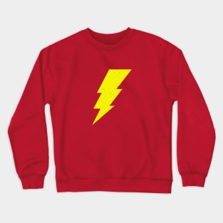 Simple Distressed Lightning Bolt Crewneck Sweatshirt